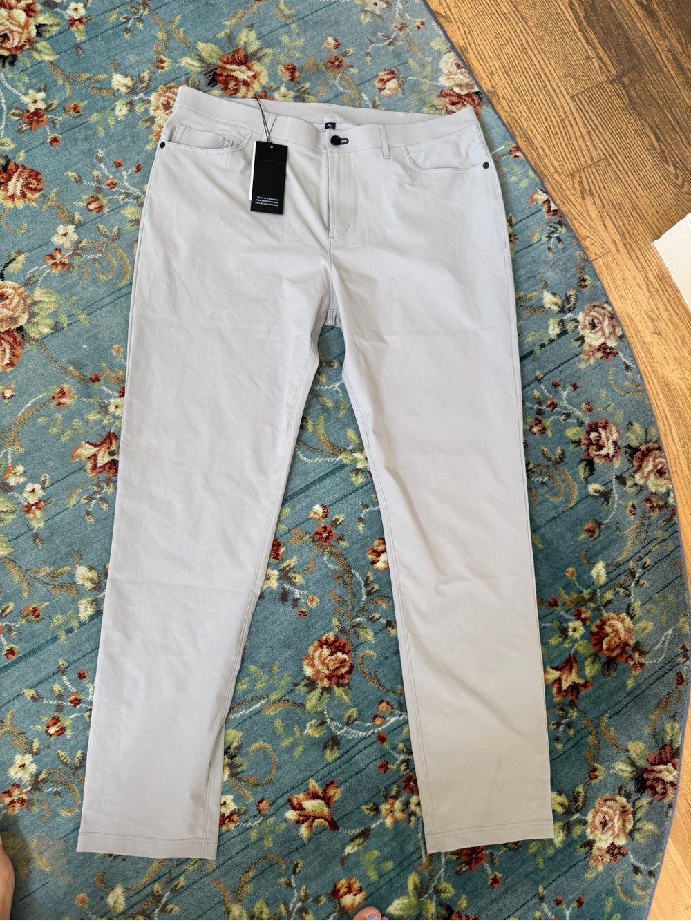Public Rec pants Light Gray Men's 38 x 36”L workday performance Stretch Chinos